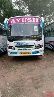 Ayush Tours and Travels Bus-Front Image
