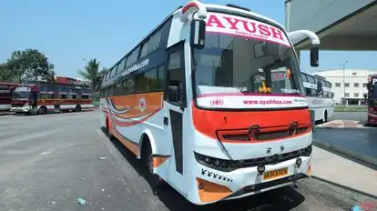 Ayush Tours and Travels Bus-Front Image