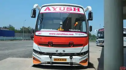 Ayush Tours and Travels Bus-Front Image
