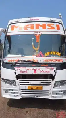 Mansi Travels Khargone Bus-Front Image