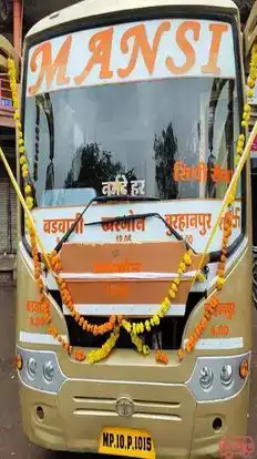 Mansi Travels Khargone Bus-Front Image