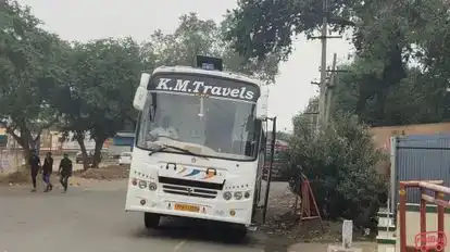 K.M Travels Bus-Front Image
