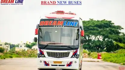 Dream Line Travels Pvt Ltd Bus-Front Image