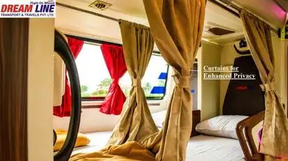 Dream Line Travels Pvt Ltd Bus-Seats layout Image