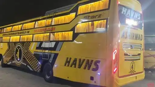 Ashirwad Travels Bus-Front Image