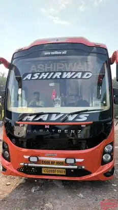 Ashirwad Travels Bus-Front Image