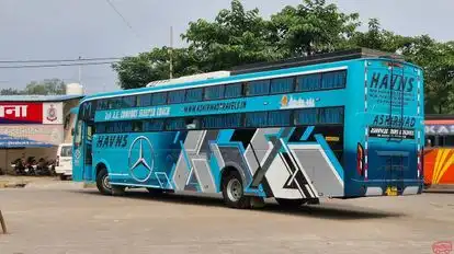 Ashirwad Travels Bus-Side Image