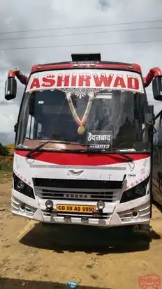 Ashirwad Travels Bus-Front Image