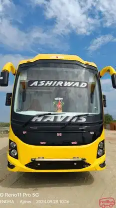 Ashirwad Travels Bus-Front Image