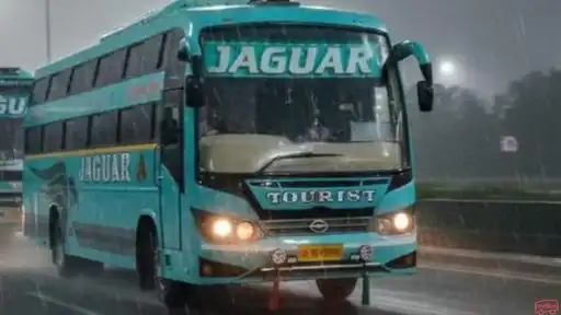 Jaguar Tour and Travels Bus-Front Image