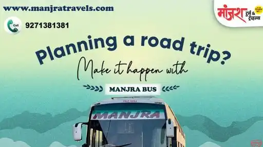 Manjara Tours and Travels Bus-Front Image