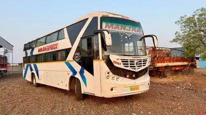 Manjara Tours and Travels Bus-Front Image