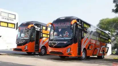 Manjara Tours and Travels Bus-Front Image