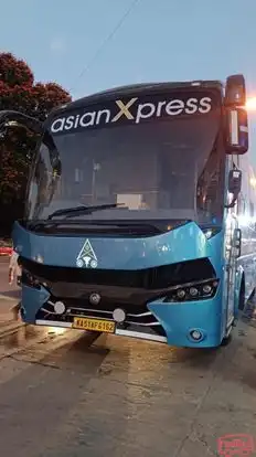 Asian xpress Bus-Front Image