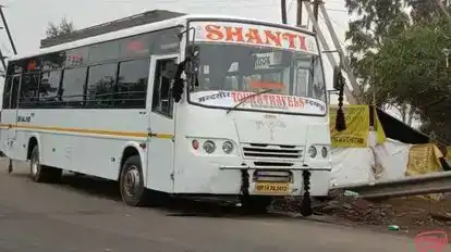 Shanti Travels Bus-Front Image