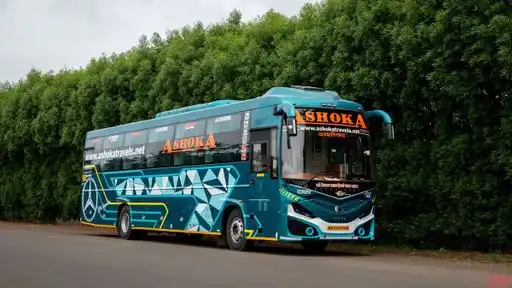 Ashoka Travels Bus-Front Image