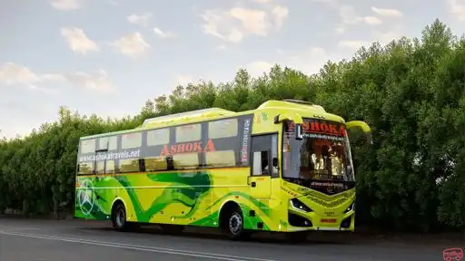 Ashoka Travels Bus-Front Image
