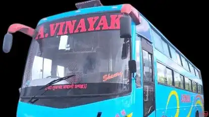 A Vinayak Travels Bus-Front Image