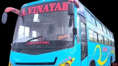 A Vinayak Travels Bus-Front Image