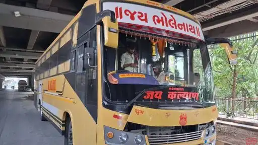 K S Travels Bus-Front Image