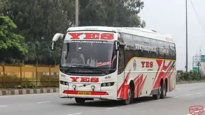 Yes Express Tours and Travels Bus-Front Image
