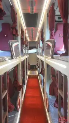 Pooja Travels Bus-Seats layout Image