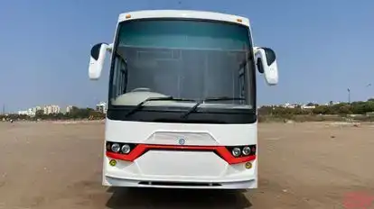Gujarat Travels Agency Bus-Front Image