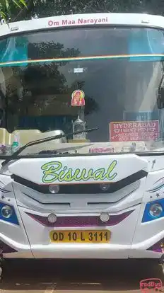 Biswal Galaxy Tours and Travels Bus-Front Image