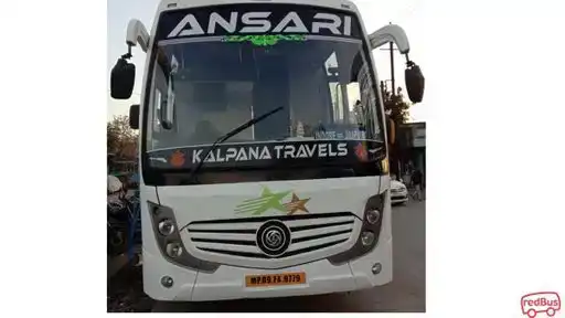 Ansari Travels Bus-Front Image