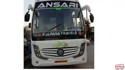 Ansari Travels Bus-Front Image