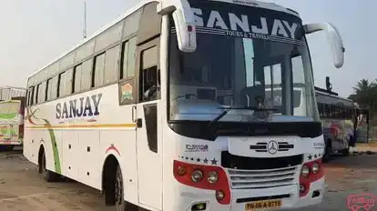 SANJAY TOURS AND TRAVELS. Bus-Front Image
