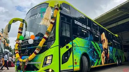 Punchiry Travels and Holidays Bus-Front Image