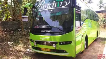 Punchiry Travels and Holidays Bus-Front Image