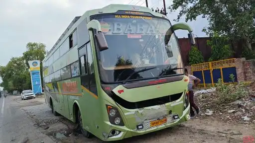 Baba Travels Mathura Bus-Front Image