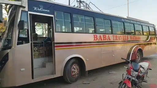 Baba Travels Mathura Bus-Front Image