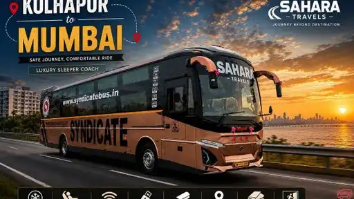 Sahara Travells Bus-Front Image