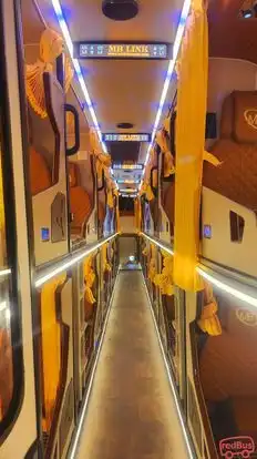 Sahara Travells Bus-Seats layout Image