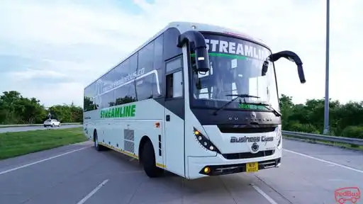 Streamline tours and travels Bus-Front Image