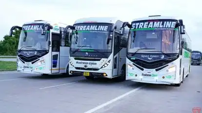 Streamline tours and travels Bus-Front Image