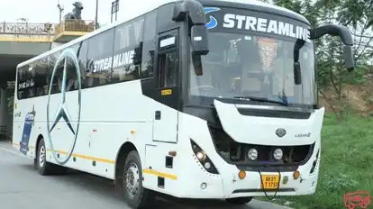 Streamline tours and travels Bus-Front Image