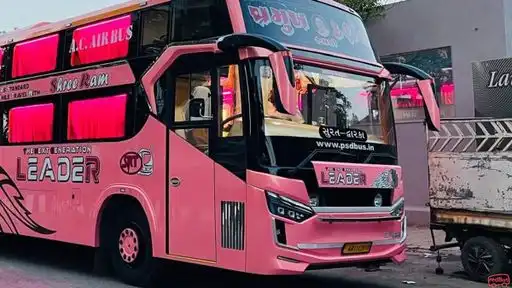 Pramukhswami Darshan Travels Bus-Front Image