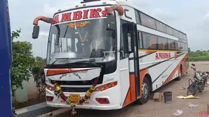 Ambika Travels  Bus-Front Image