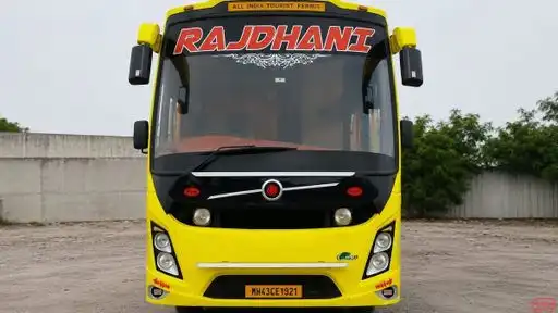 Rajdhani  Travels Corporation Bus-Front Image