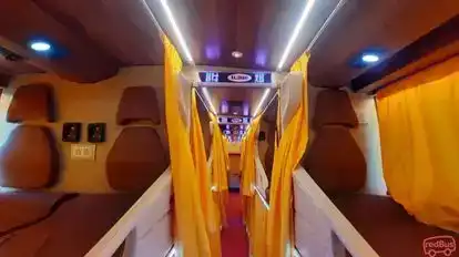 Rajdhani  Travels Coproration Bus-Seats layout Image