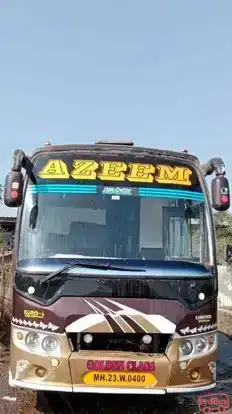 Azeem Tours & Travels Bus-Front Image