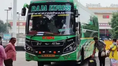 RAJA EXPRESS Bus-Front Image