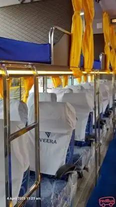 VEERA TRAVELS Bus-Seats layout Image