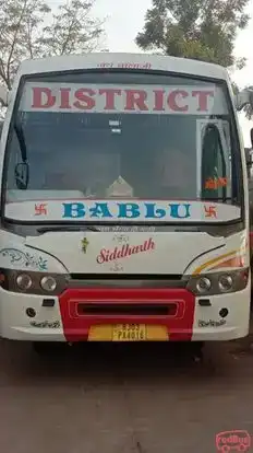 District Travels Bus-Front Image