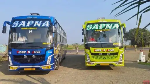 Sapna Travels Bus-Front Image
