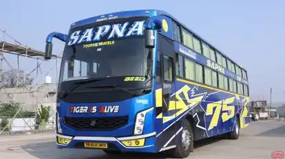 Sapna Travels Bus-Front Image